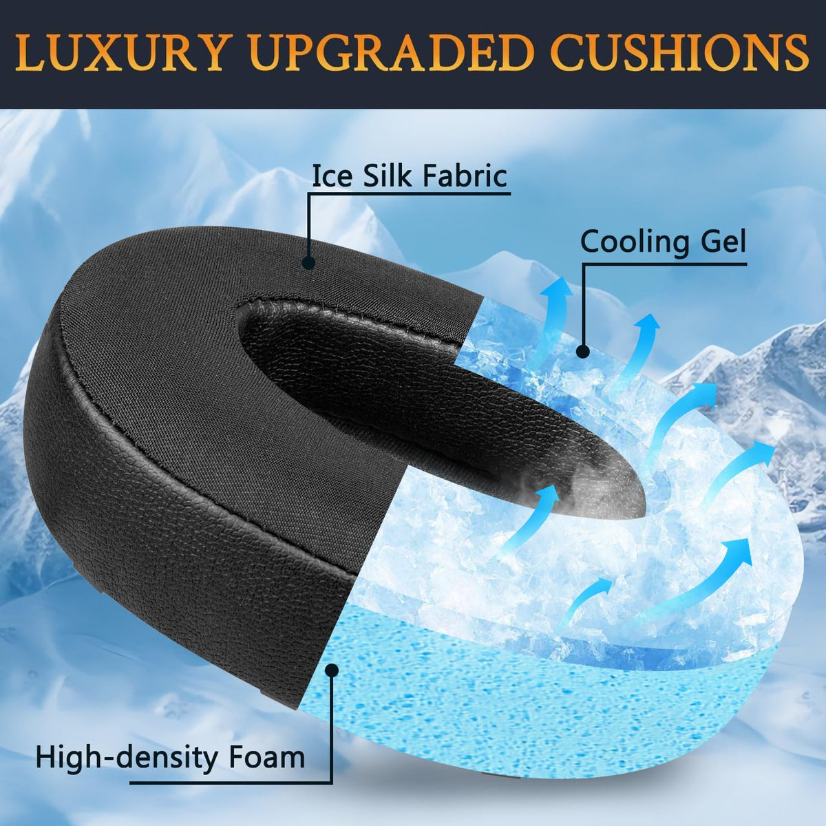 SOULWIT earpads for Arctis series promote airflow and comfortable wear.