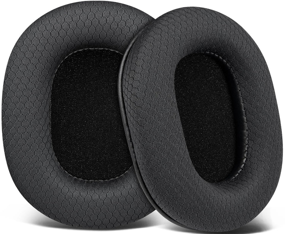 SOULWIT ear pads for Audio-Technica ATH-M50x with mesh fabric for breathable comfort