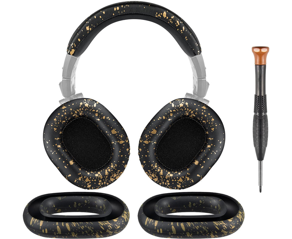 SOULWIT earpads cushions highlight the product, offering snug fit and isolation for M50 series.