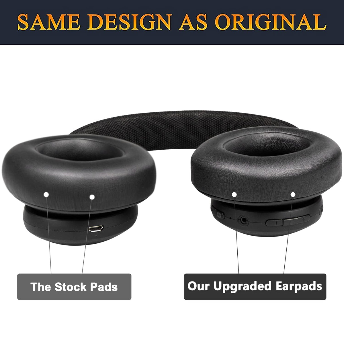 SOULWIT earpads durability stitching and glue close-up for long-lasting use