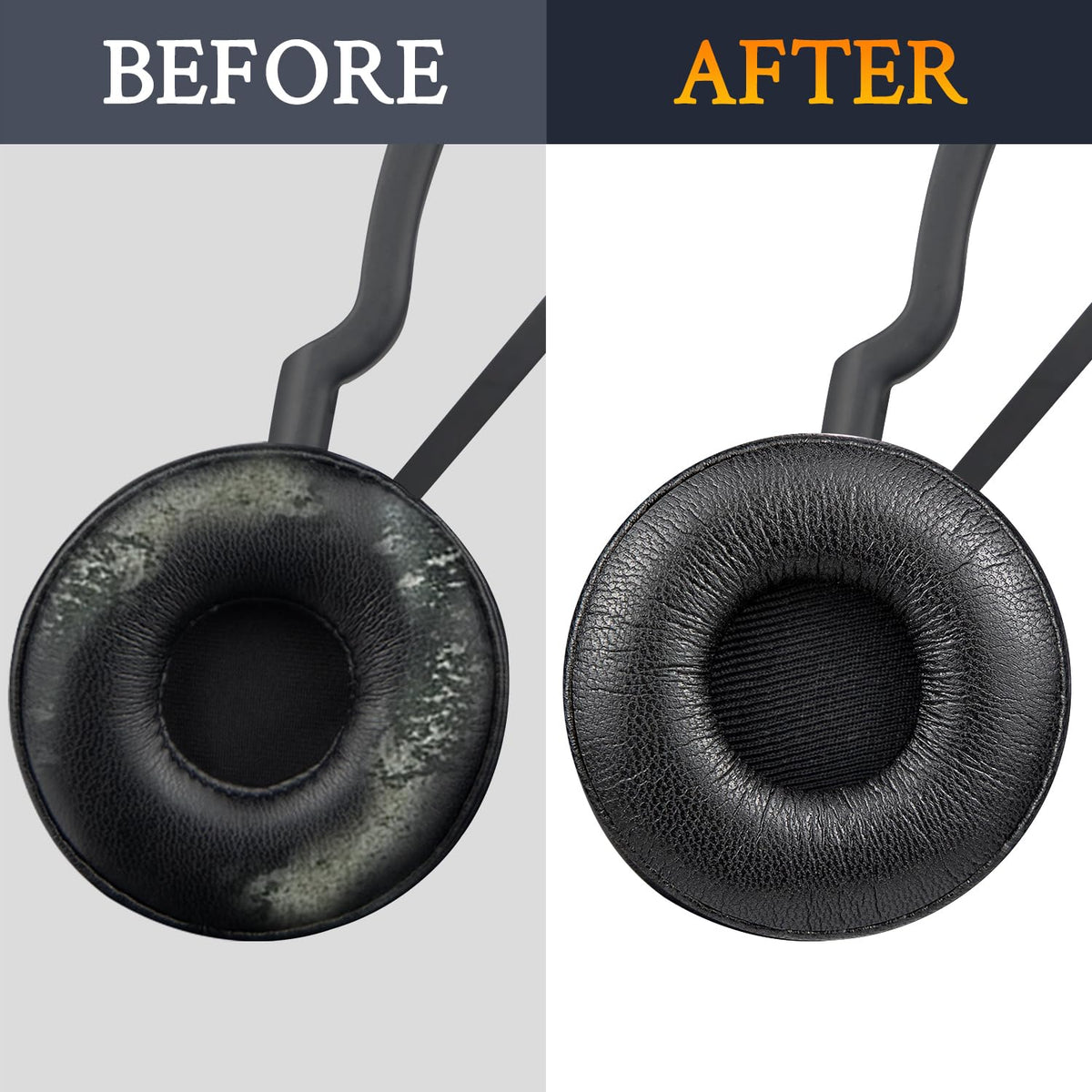SOULWIT earpads durability test closeup: reliable daily use with Engage mono.