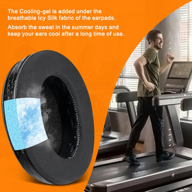 SOULWIT ear pads with durable stitching and strong glue for reliable long-term use.