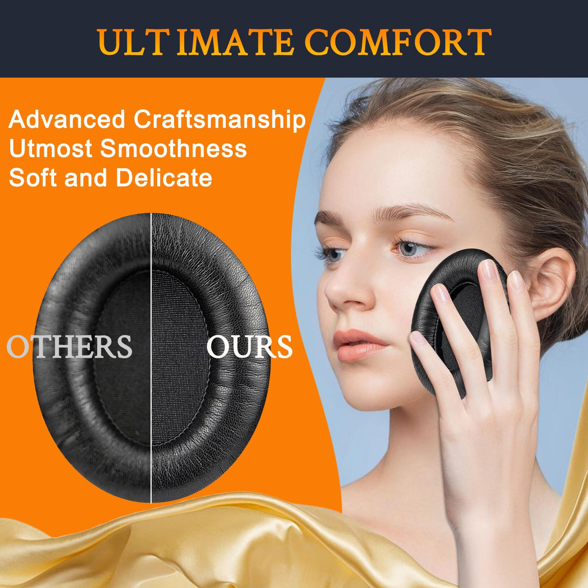 SOULWIT replacement earpads easy install guide image