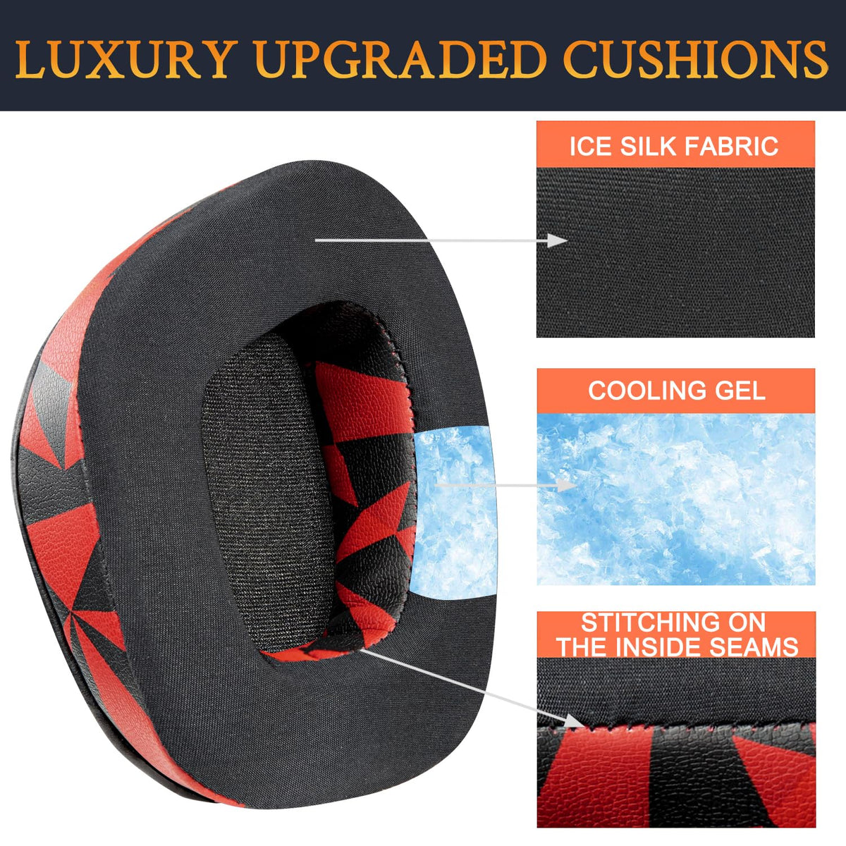 SOULWIT ear pads easy installation on compatible headsets.