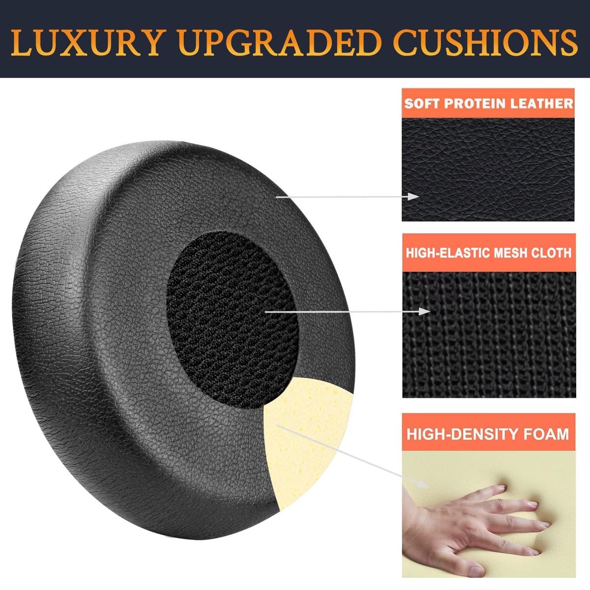 SOULWIT Earpads refresh your Evolve 75's look and feel.