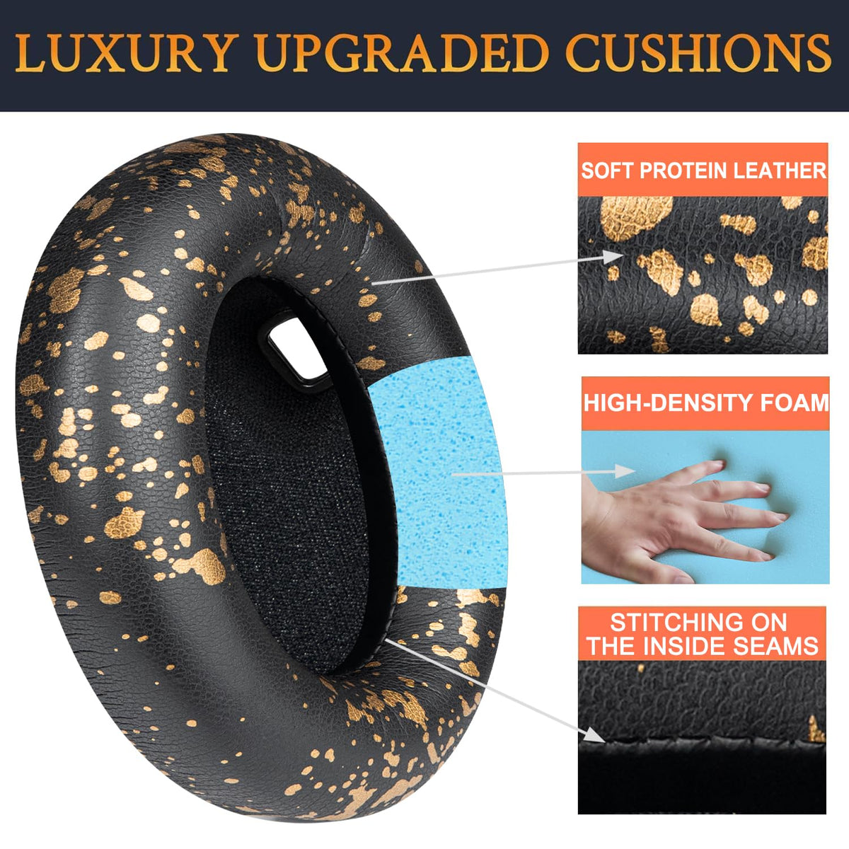 SOULWIT earpads installation tool included for quick and easy replacement.