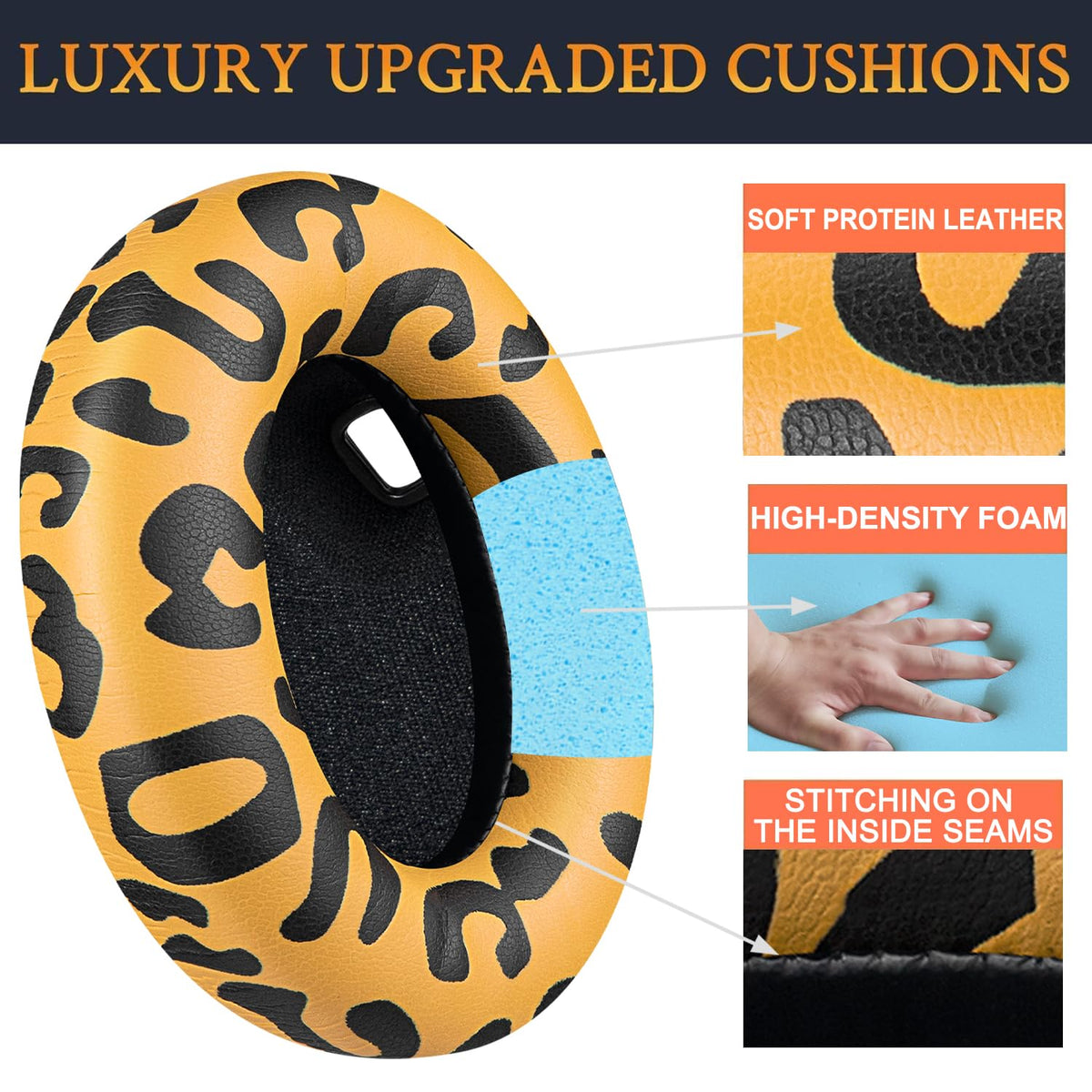 Installation tool included for quick five minute replacement of SOULWIT ear pads.