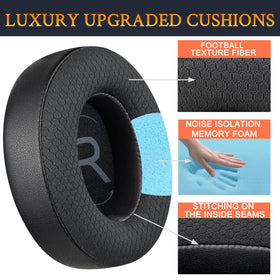 SOULWIT earpads memory foam closeup emphasizing cushioned support