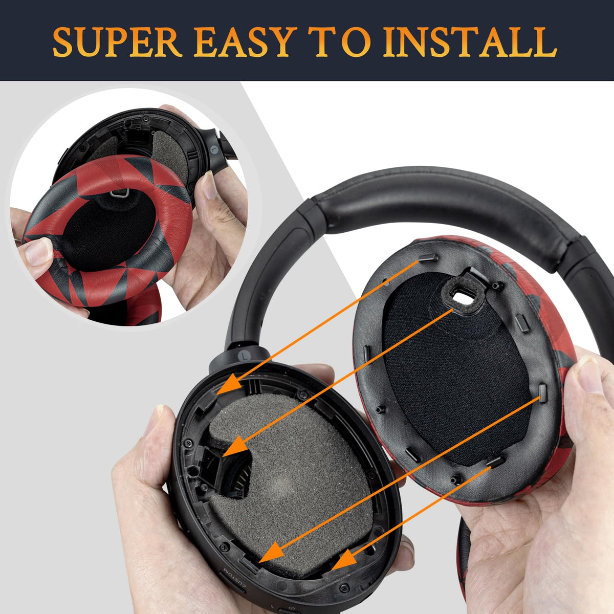 SOULWIT durable earpads help the headphones look and feel like new.