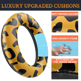 SOULWIT protein leather earPads highlighting durability and soft feel