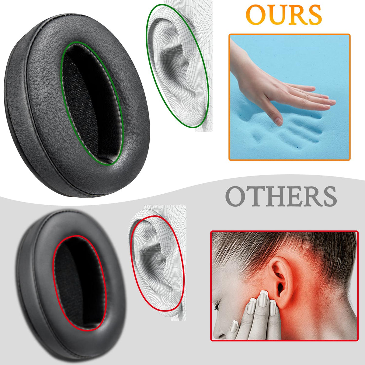 Durable padding in a stress test to illustrate long-lasting materials.