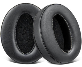 SOULWIT earpads on Sennheiser HD 4.50BT front view for improved comfort.