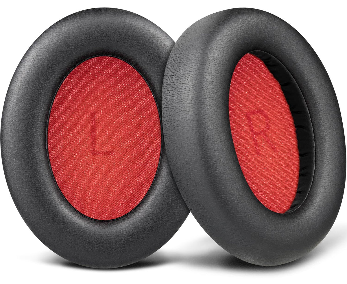 SOULWIT earpads for SonoFlow Pro, front view showing comfortable fit for extended listening