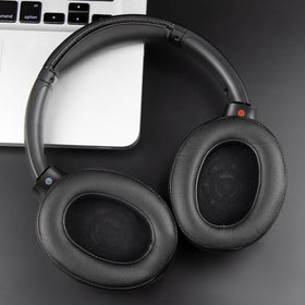 SOULWIT earpads black protein leather deliver premium look and comfort.