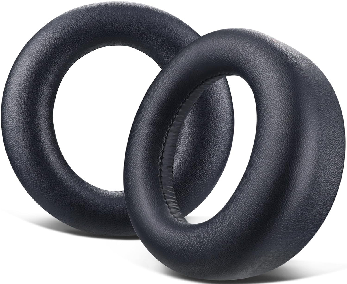 SOULWIT EarPads for Sony Pulse 3D headset closeup with premium leather for immersive comfort.