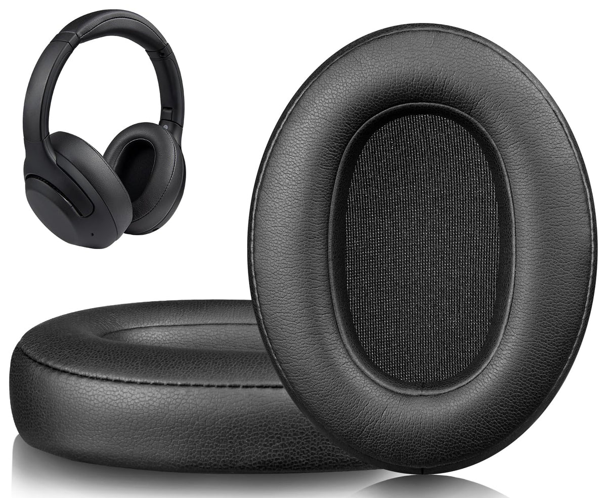 SOULWIT earpads for Sony WH-XB900N showcasing soft protein leather for lasting comfort.