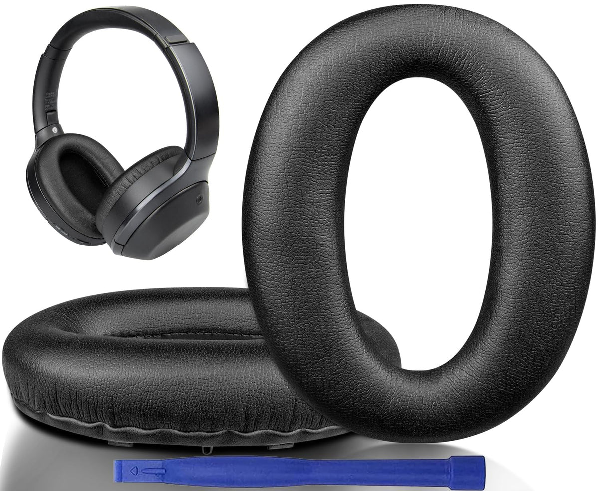SOULWIT earpads fitted on Sony WH-1000XM2 and MDR-1000X for refreshed comfort.
