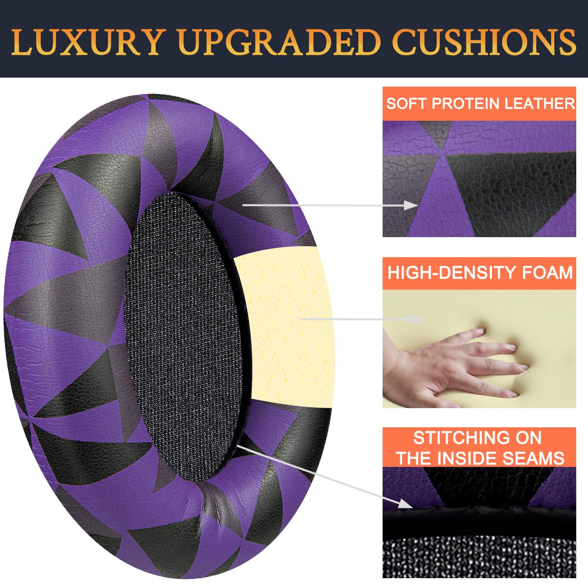 SOULWIT installation-ready earpads, with a tool, simplify upgrading your XM3 headphones