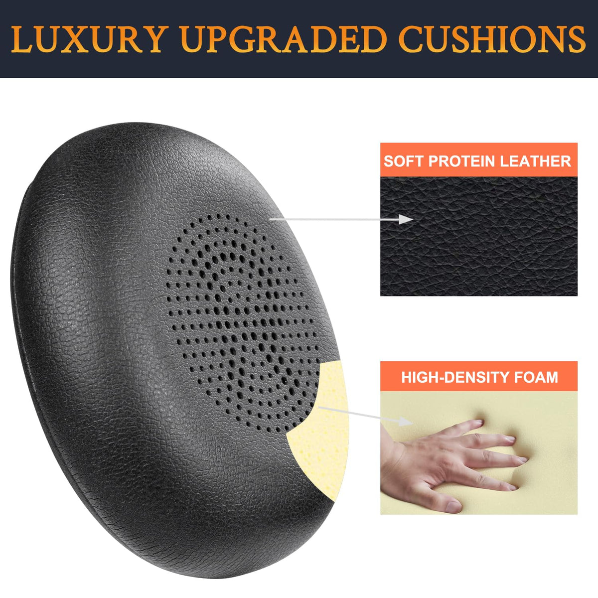 SOULWIT earpads preserving sound quality while upgrading cushions