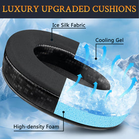 SOULWIT ear pads preserve sound quality with precise shaping for headset performance.