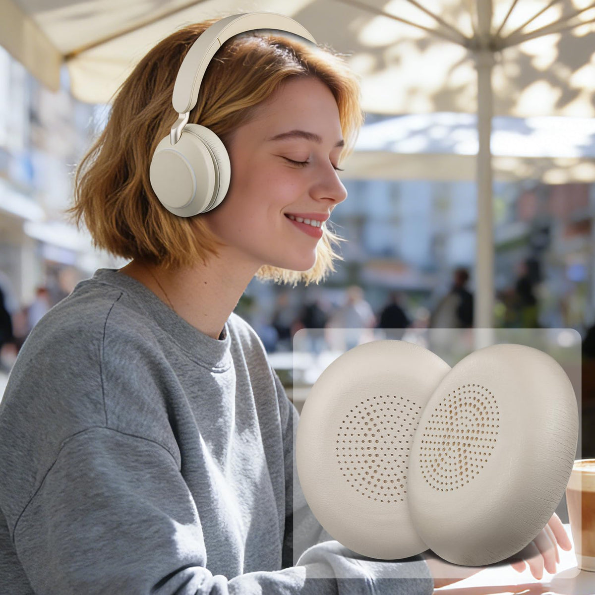 SOULWIT ear pads preserve sound quality while enhancing comfort.