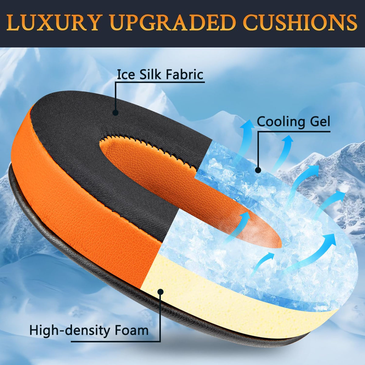 SOULWIT earpads featuring reinforced stitching and inner seams for durability