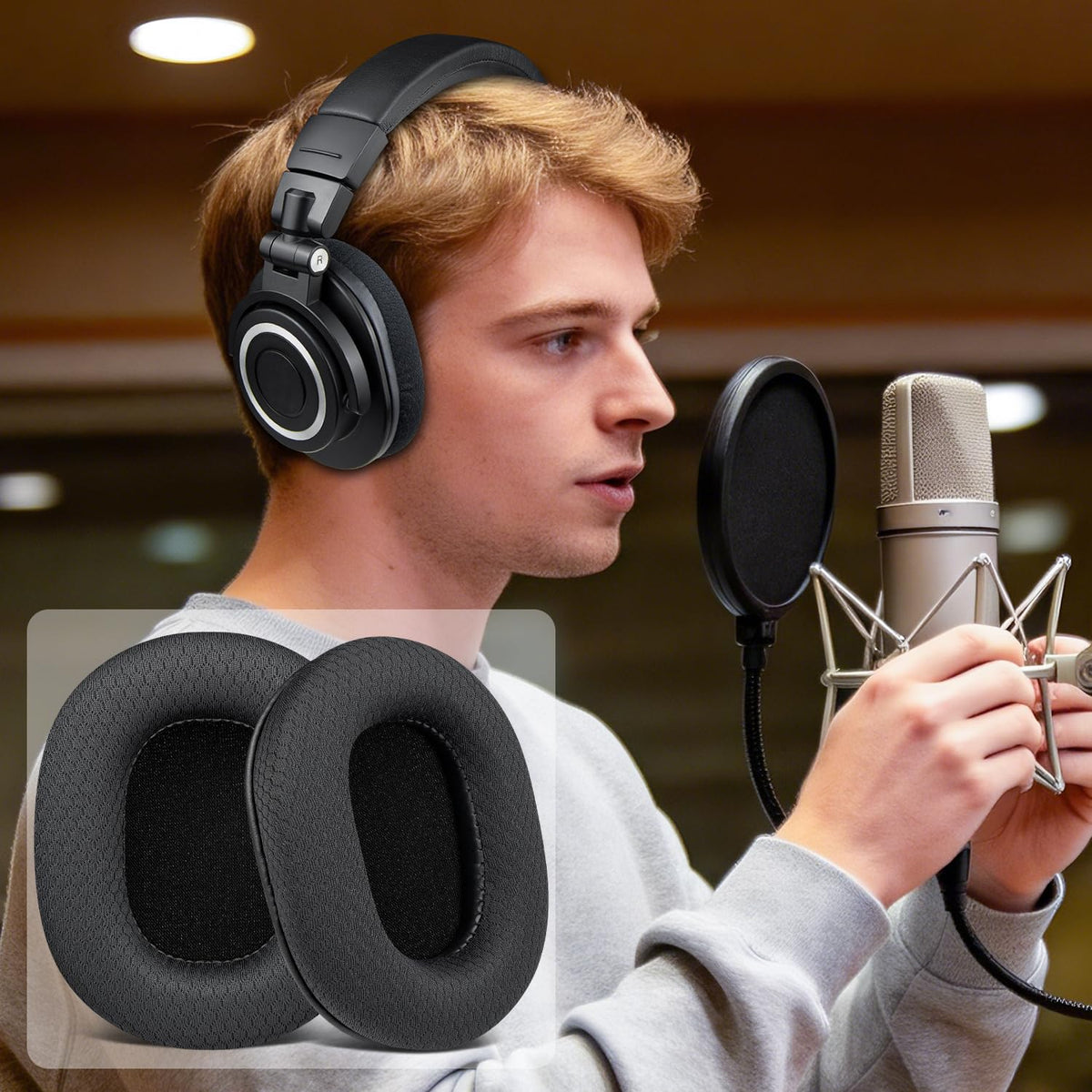 SOULWIT ear pads feature sweat-wicking fiber for cooler ears during long sessions