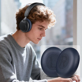 SOULWIT thickened earpads in navy maintain form for steady sound.