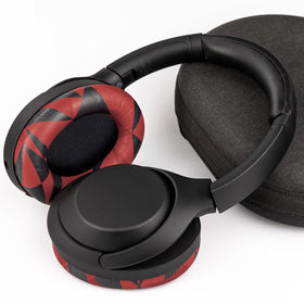 SOULWIT XM3 Red Storm ear pads on headphones refresh look