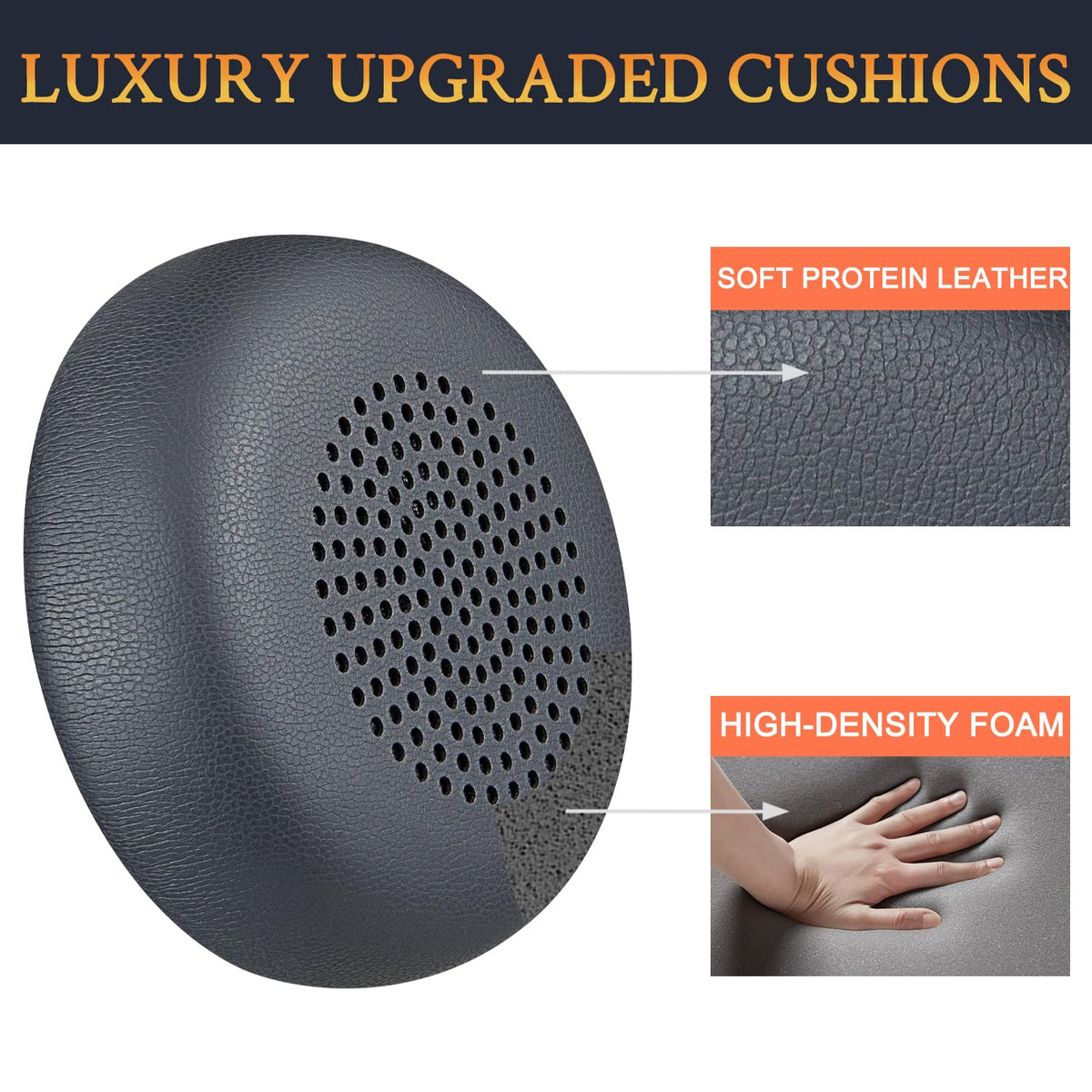 SOULWIT replacement cushions during installation on Zone Wireless headset