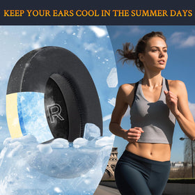 SOULWIT ear pads with an easy-install guide for quick headset replacement.