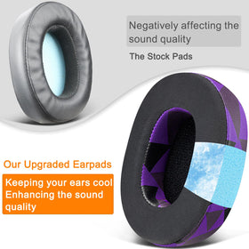 SOULWIT enhanced-sound earpads preserve audio quality after swap.