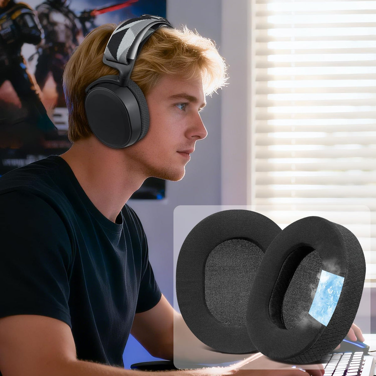 SOULWIT foam density shot demonstrating supportive memory foam for pressure relief