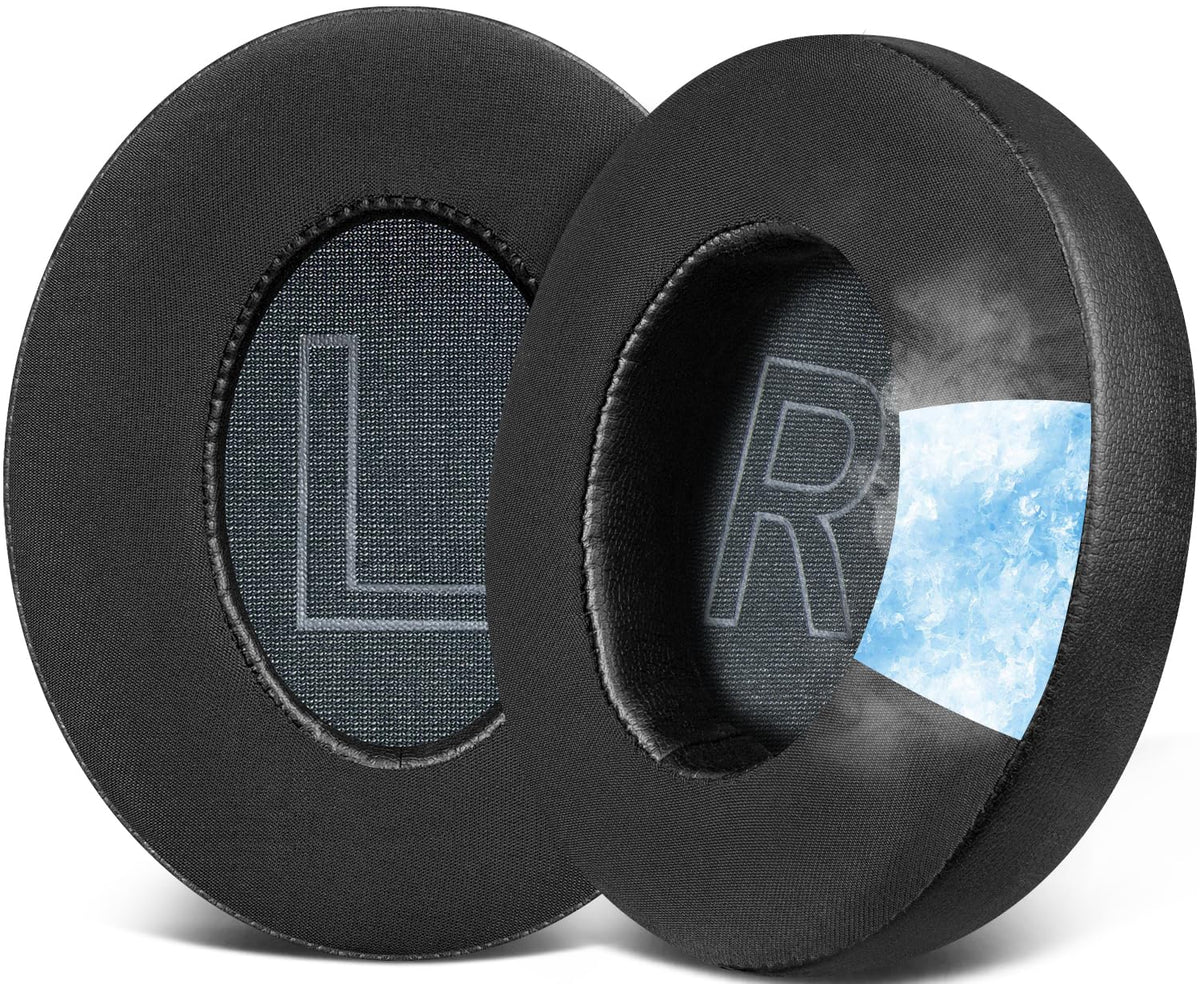 SOULWIT front view of replacement earpads showing fit and modern look, improving comfort