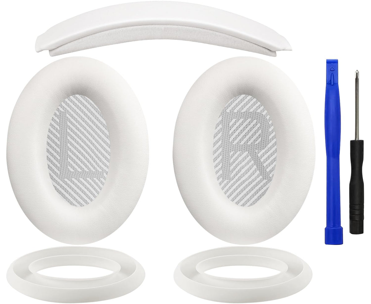 SOULWIT front view of white replacement kit showing all parts and neat layout, restores comfort