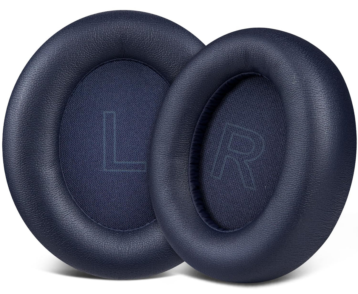 SOULWIT blue earpads front view showing fit and color benefit: aesthetic refresh