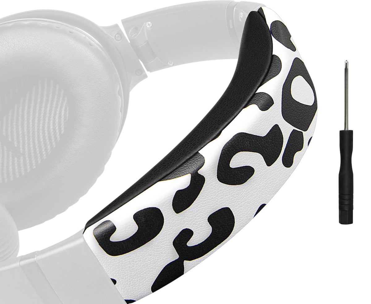 SOULWIT headband for Bose QC35 with snow leopard finish enhances style and durability