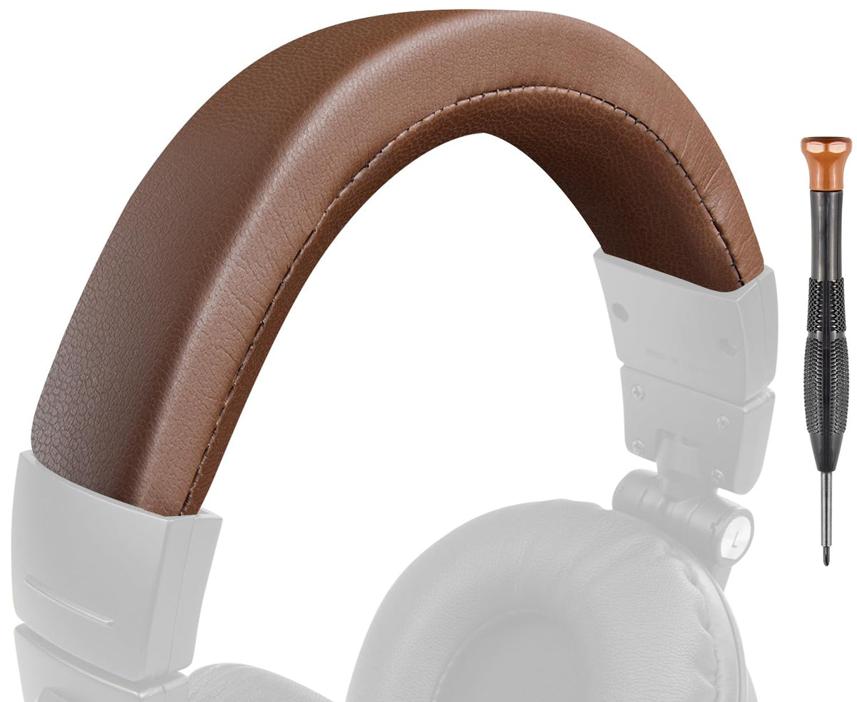 SOULWIT headband for M50 series in coffee color illustrates broad compatibility.