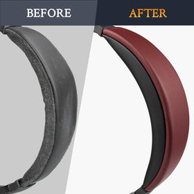 SOULWIT burgundy headband cover compatible with QC15 and QC2 securely