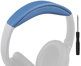 SOULWIT headband cover for QC45 in Blue Dusk adds comfort during long listening sessions