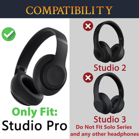 SOULWIT headband nylon upper section for Studio Pro headphones, lightweight feel and long-lasting wear.