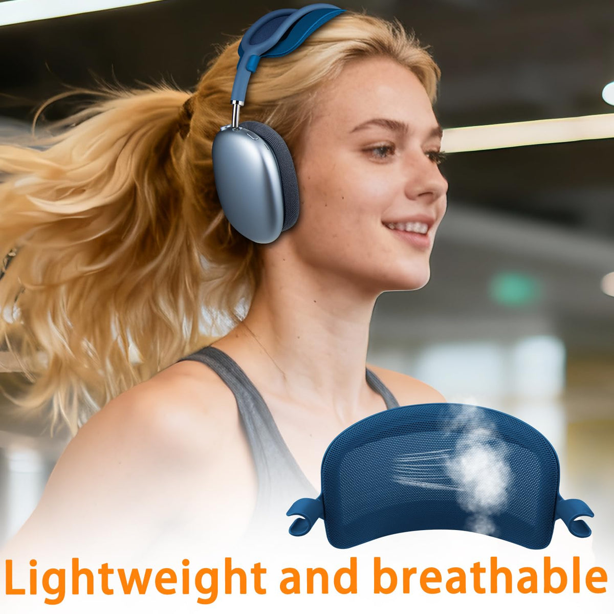 SOULWIT headband padding with soft foam reduces pressure points for daily wear.