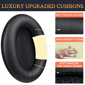 SOULWIT headband close-up showing accurate profile and secure fit benefit