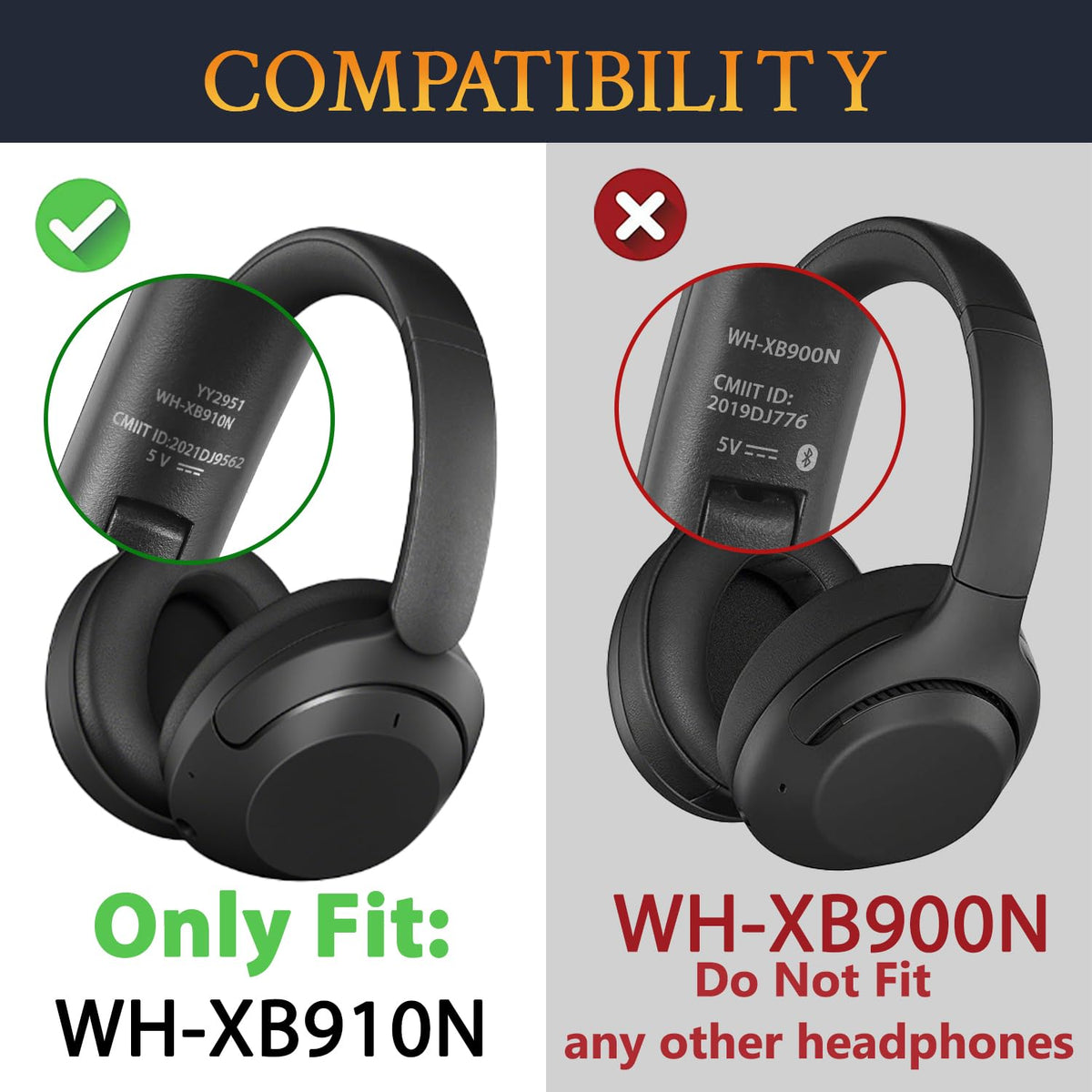 SOULWIT WH-XB910N headband replacement being installed for quick refresh