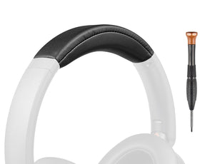 SOULWIT headband replacement pad for WH-XB910N — close-up of protein leather comfort