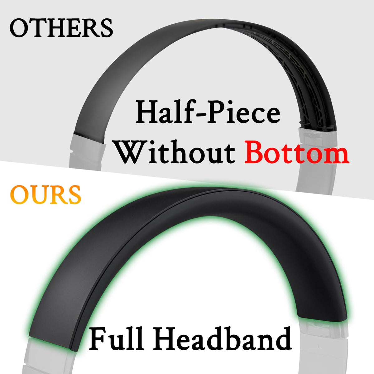 SOULWIT headband on Studio Pro in use, stable daily comfort during listening.