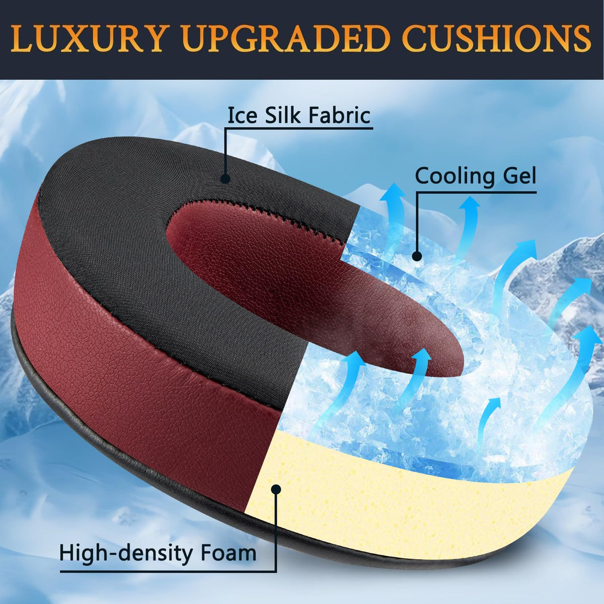 SOULWIT high-density foam and reinforced stitching enhance durability and long-lasting comfort.