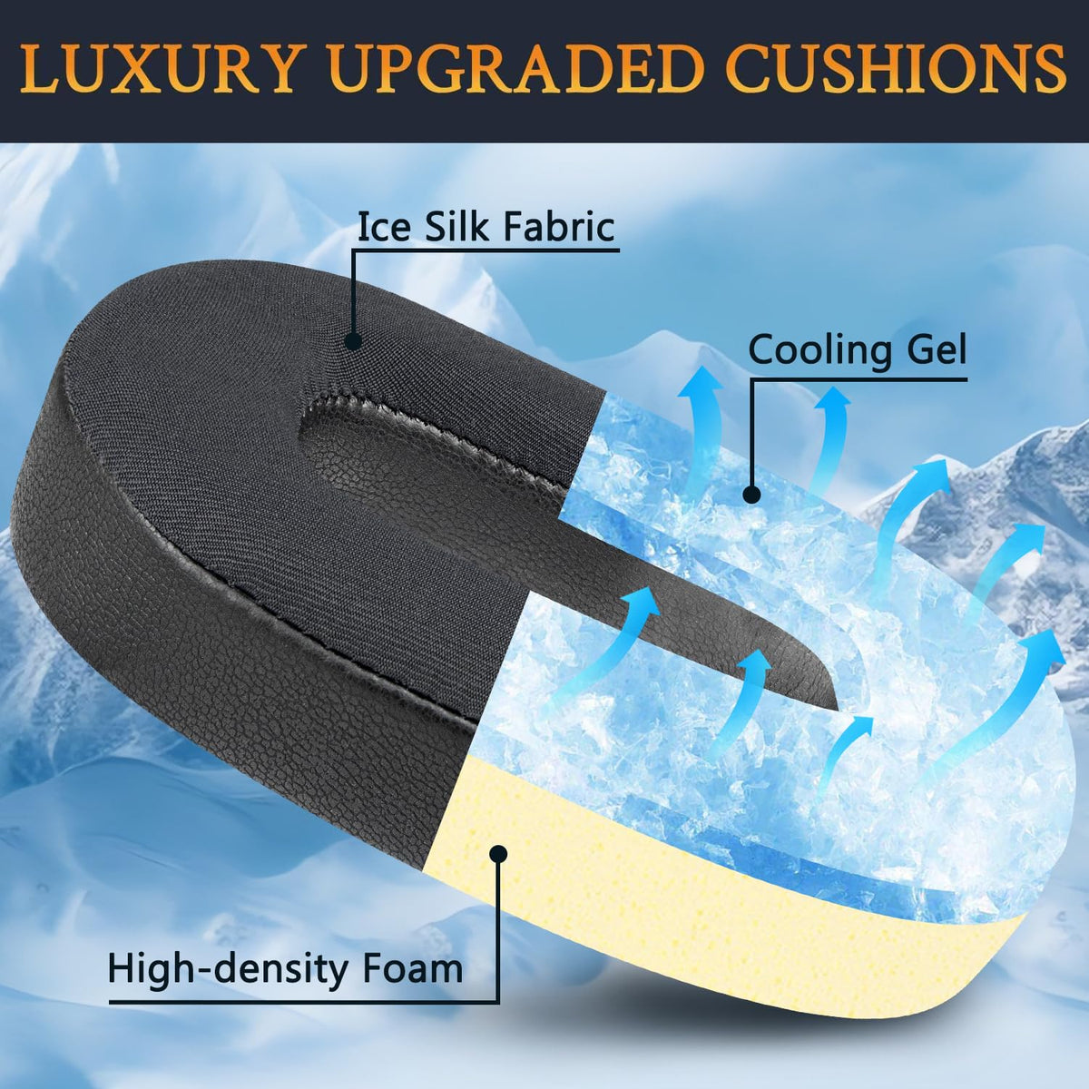 SOULWIT high-density foam reduces ambient noise for immersive listening.