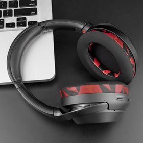 Ice Silk breathable fabric on earpads enhances ear cooling during long listening