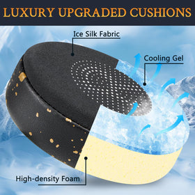 SOULWIT ice silk fabric top layer keeps ears dry in hot weather.